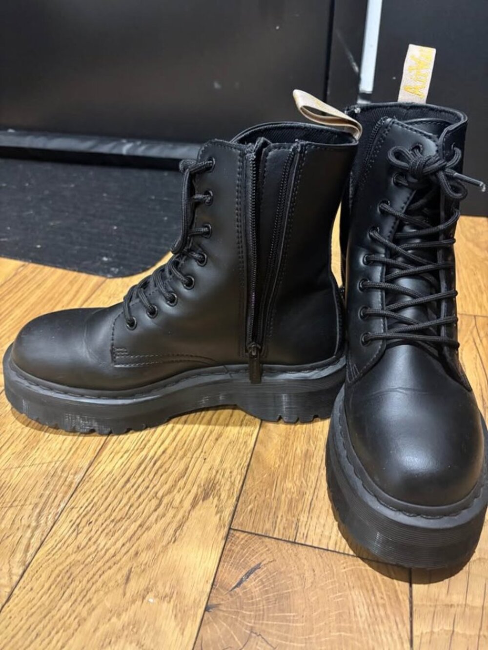 Dr. Martens Vegan Jadon II Mono Platform Boots - Size 10
